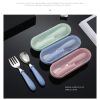 Safety Stainless Steel Toddler Fork Spoon Set - Image 9