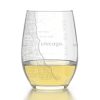 City Map Pint Glass Elegant Shapes 17Oz - Image 3