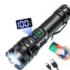 Outdoor TYPE-C Charging Ultra Bright Digital Flashlight - Image 2