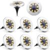 Led Solar Ground Lights Warm White - Image 2