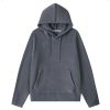 Polyester microfleece hooded front pocket hoodie - Image 2