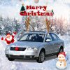 Christmas car decorated with antlers - Image 7