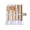 Outdoor Bamboo Travel Cutlery Set With Canvas Bag - Image 5