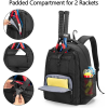 Tennis Backpack With Separate Shoe Space - Image 4
