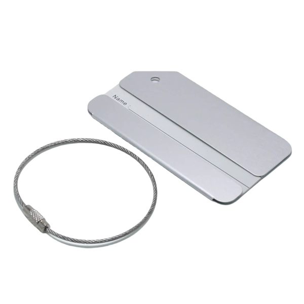 Aluminum Alloy Airplane Luggage Tag - Image 3