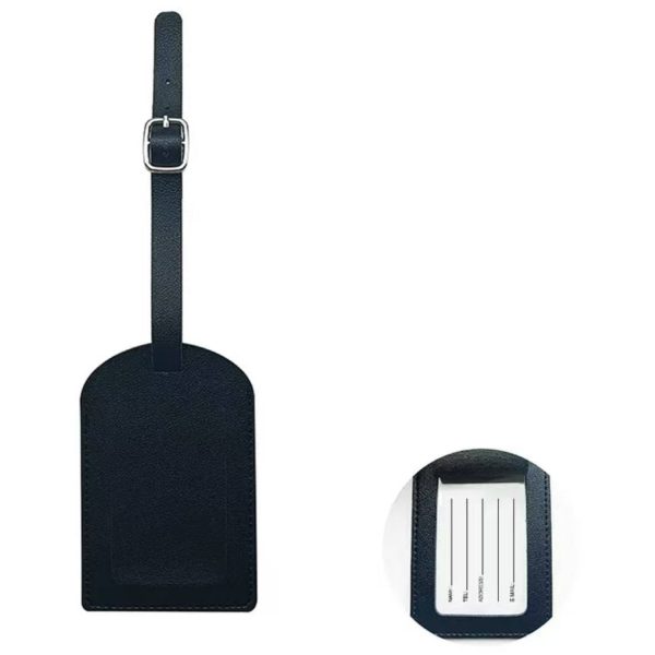Thickened PU leather luggage tag - Image 4