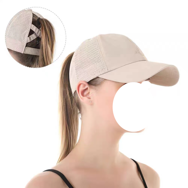 Casual Cross-Design Mesh Baseball Cap - Image 10