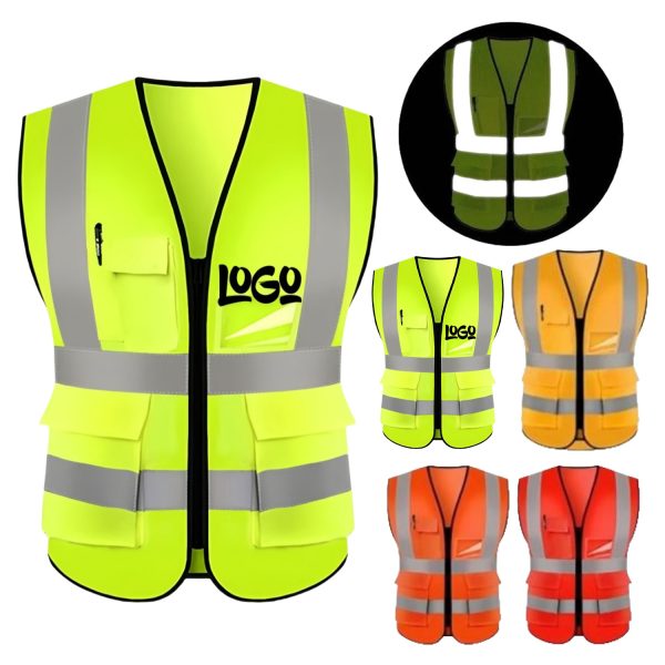Reflective safety vest