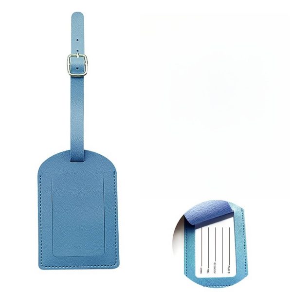 Thickened PU leather luggage tag - Image 3