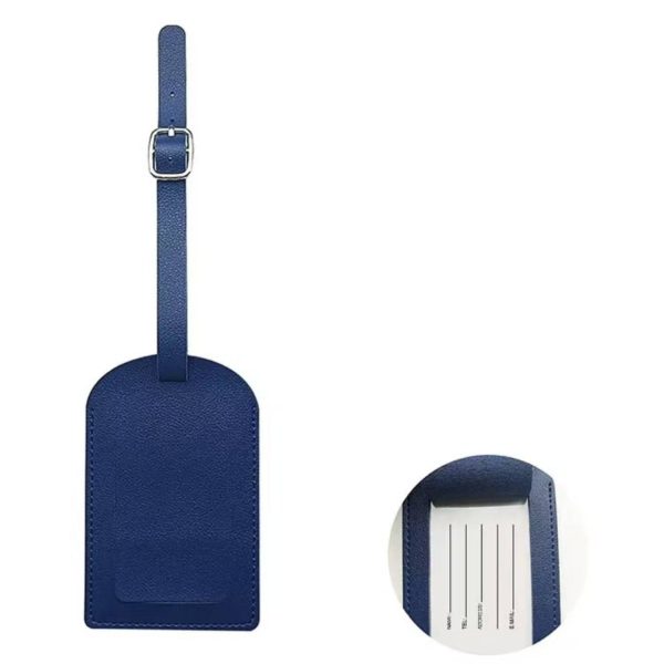 Thickened PU leather luggage tag - Image 5