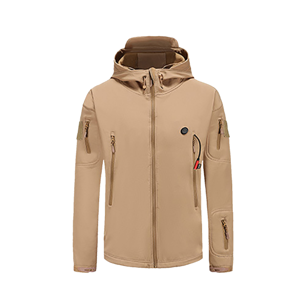 Washable Windproof Hooded Heated Jacket - Image 3