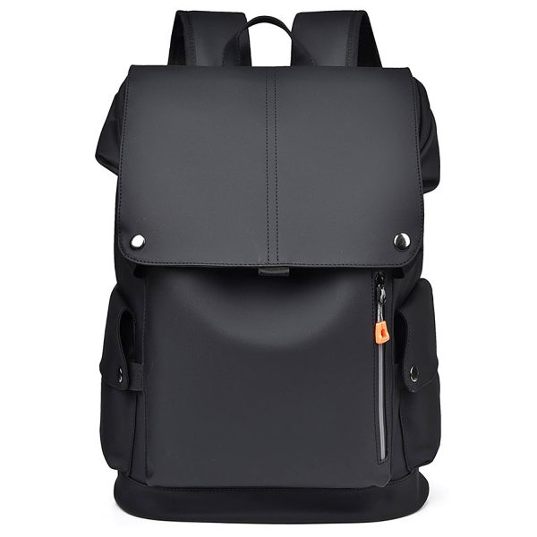 PU Leather Waterproof Business Backpack w/ USB Port - Image 3