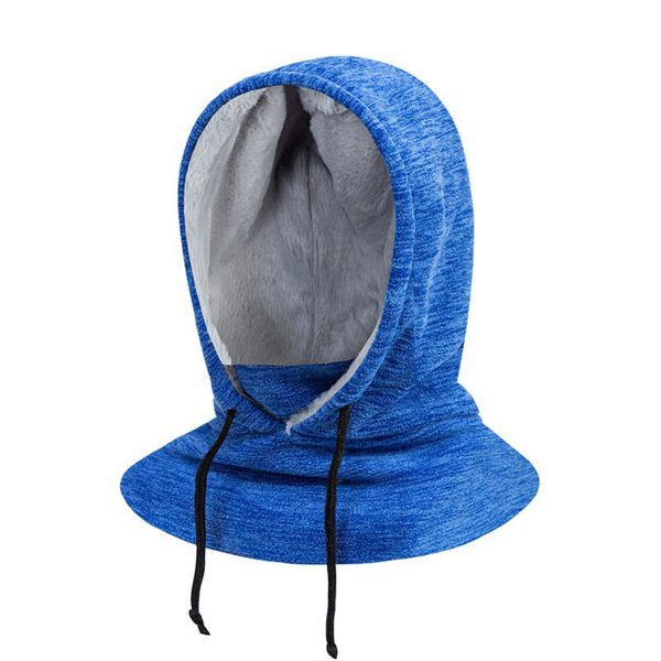 Windproof Polyester Neck Warmer Hat w/ Face Cover - Image 2