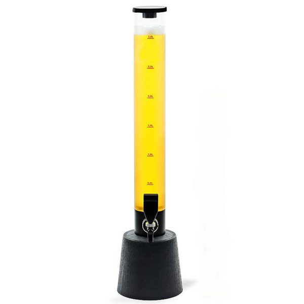 Plastic 3L Beer Clear Beverage Tower