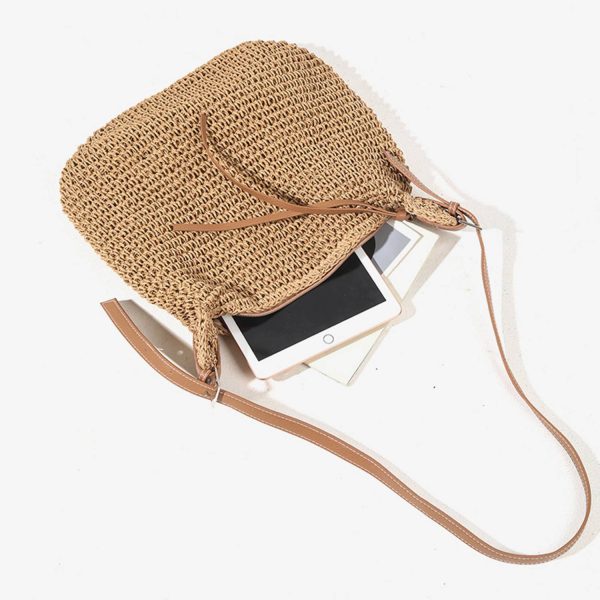 Breathable Beach Woven Shoulder Bag - Image 5