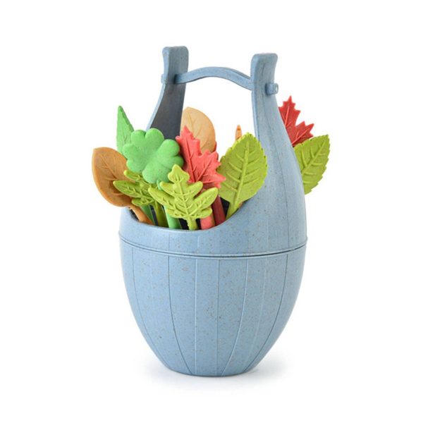 Mini Bucket Fruit Fork Set - Image 2