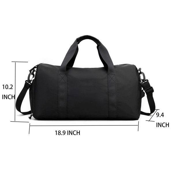 Oxford cloth travel crossbody duffel bag - Image 6