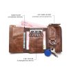 Genuine Leather Key Holder Wallet Men Coffee Black - Image 6