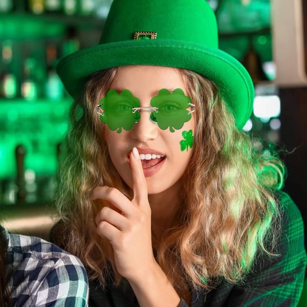 Beach Uv Protection Clover Sunglasses - Image 6