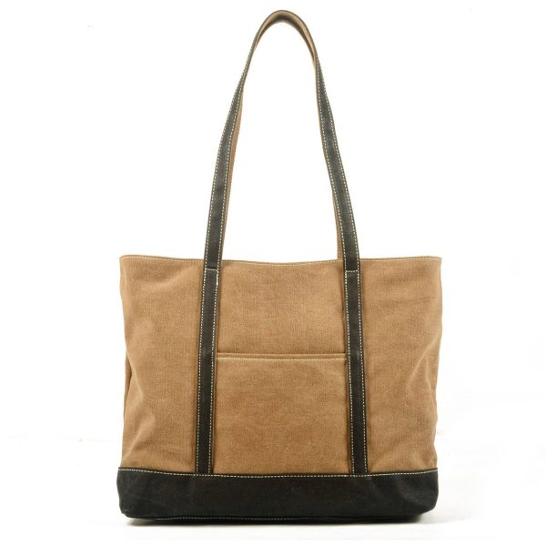 Multicolor Canvas Water-resistant Tote Bag - Image 9