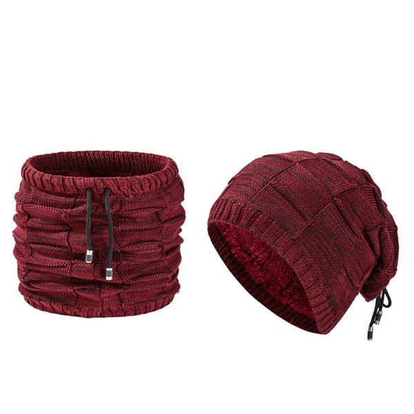 Winter Double use Fleece Neck Warmer Scarf Beanie Hat - Image 4