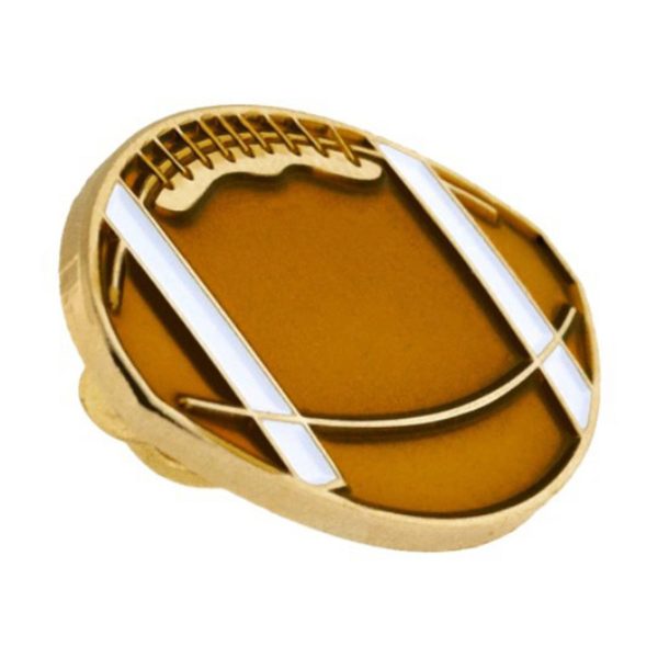 Alloy Double Sword Cross Baseball Football Game Badge - Image 2