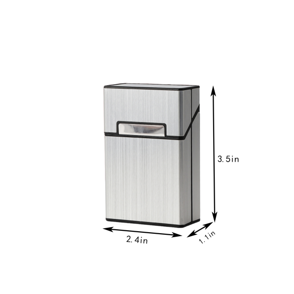 Portable Moisture-Proof 20-Cigarette Metal Case - Image 4