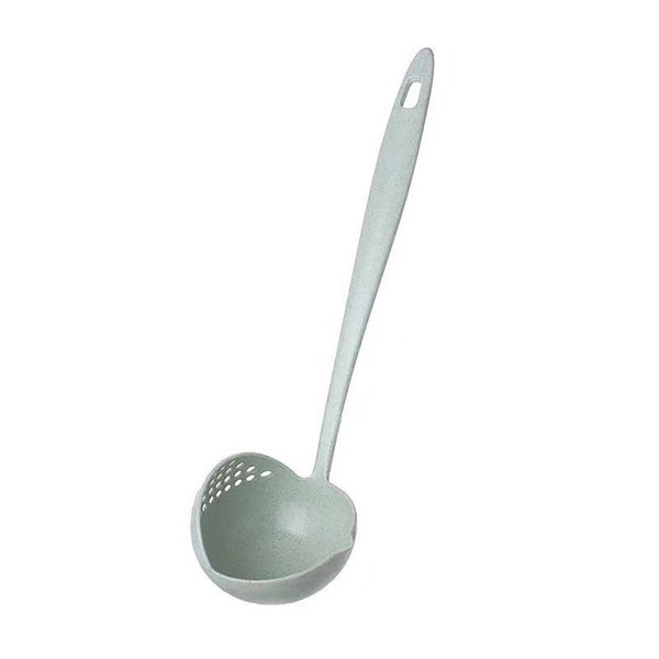 Heat-Resistant Hanging 2-In-1 Kitchen Ladle W/ Strainer - Image 2