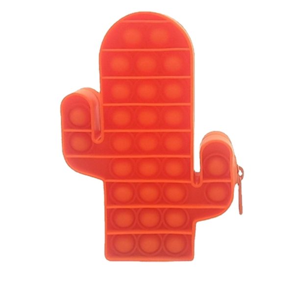 Cactus Shape Silicone Push Pop Bubble Pencil Case - Image 6