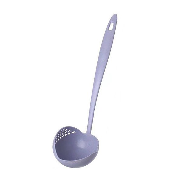 Heat-Resistant Hanging 2-In-1 Kitchen Ladle W/ Strainer