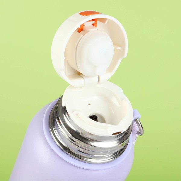 16oz Portable Stainless Steel Insulated Bottle w/ Strap - Image 6