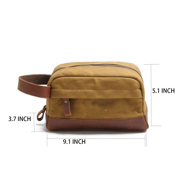Canvas Travel Water-resistant Toilet Bag - Image 7