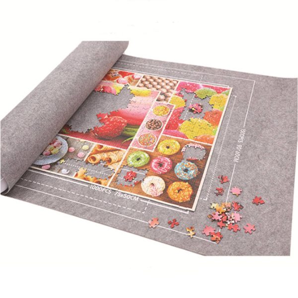 Portable Inflatable Roll Up Puzzle Mat w/ Storage Bag - Image 5
