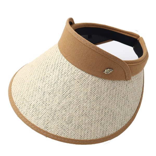 Jute Large brim shade straw hat - Image 3