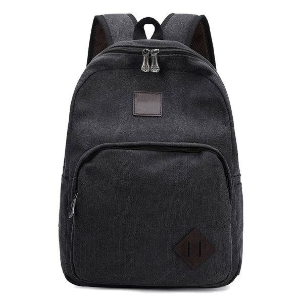 Wear-resistant Canvas Travel Backpack - Image 2