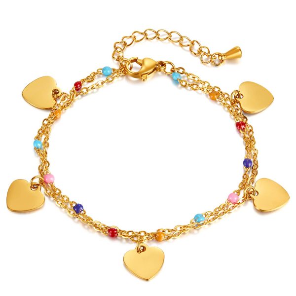 Stainless Steel Dopamine color love bracelet