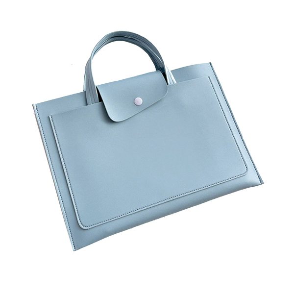 PU Leather Slim Laptop Bag for men/women