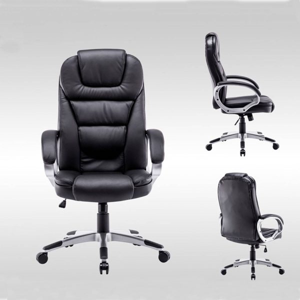 Ergonomic Adjustable Swivel Foam Cushion Office Chair - Image 4