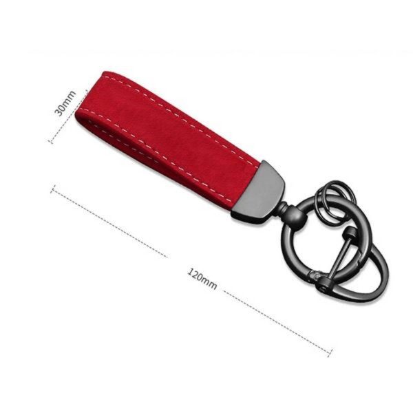 Universal Rotatable Leather Keychain - Image 7