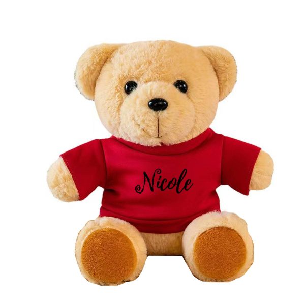 Bear Animal Toy With Shirt - Image 4