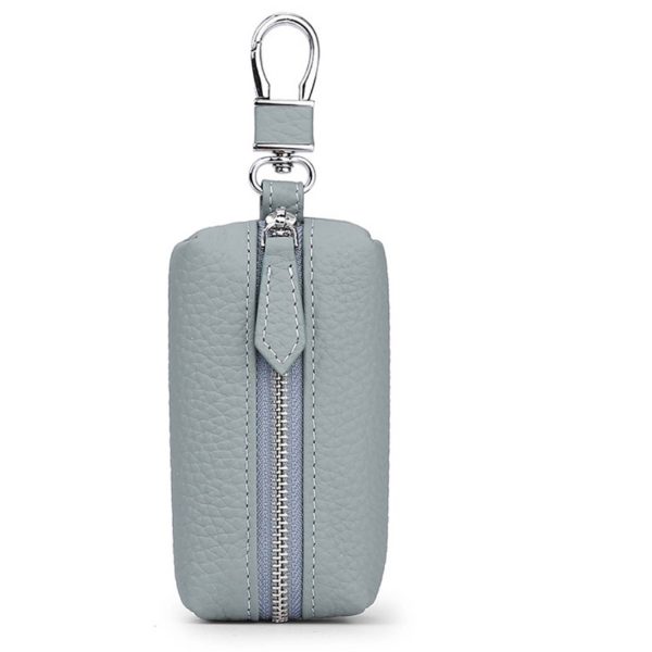 Genuine Leather Car Key Holder with Clip - Image 5