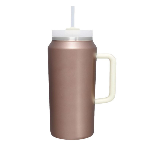 64oz Insulated Water Bottle With Handle Straw - Image 2