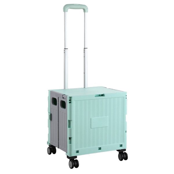 Polypropylene camping folding trolley grocery shopping bag - Image 2