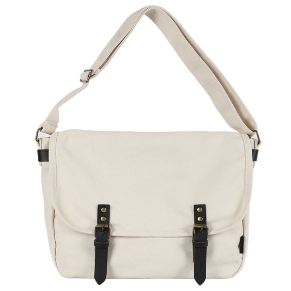 Canvas Large capacity vintage postman shoulder bag - Image 3