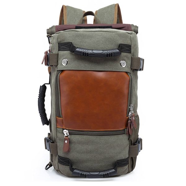Canvas Duffel bag with Shoe Compartment - Image 3