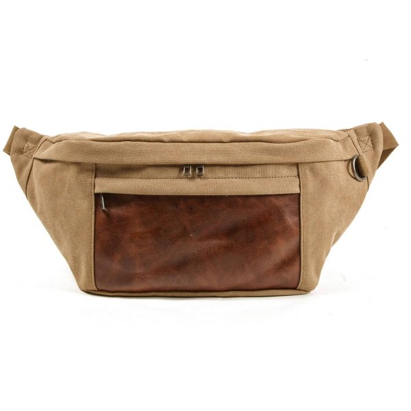 Canvas Multicolor Water-resistant Cross-body Bag