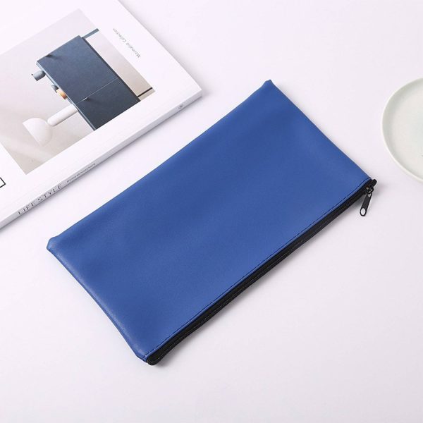 PU Leather Pencil Case Storage Bag