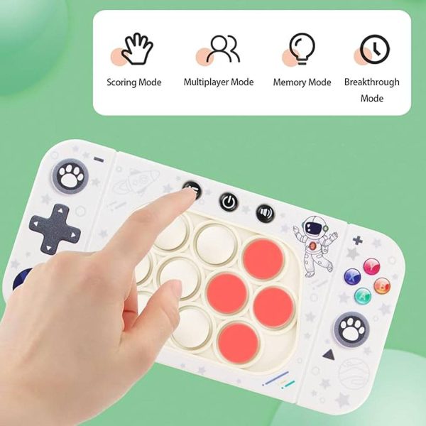 Multi-Mode Interactive Pop Fidget Toy w/ Lights - Image 4