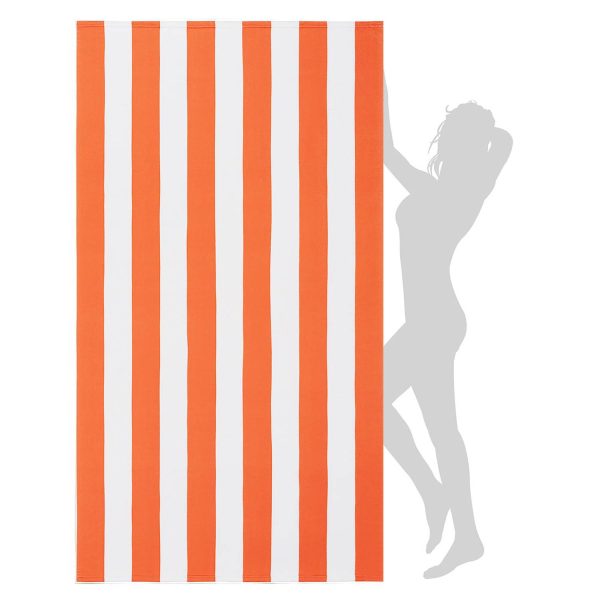 Lightweight Quick-Dry Colorful Striped Beach Towel - Image 6