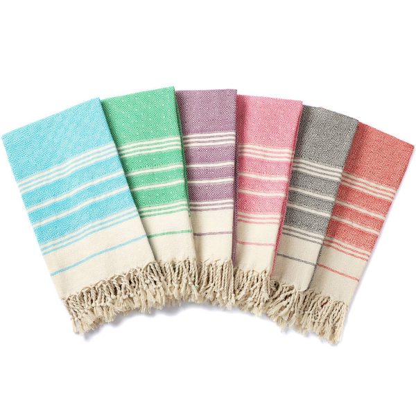 Lightweight & Quick-Dry Tassel Cotton Beach Towel - Image 12